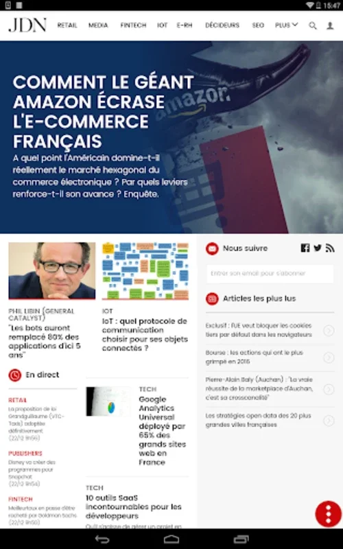 Journal du Net for Android: Stay Informed with Real-Time News