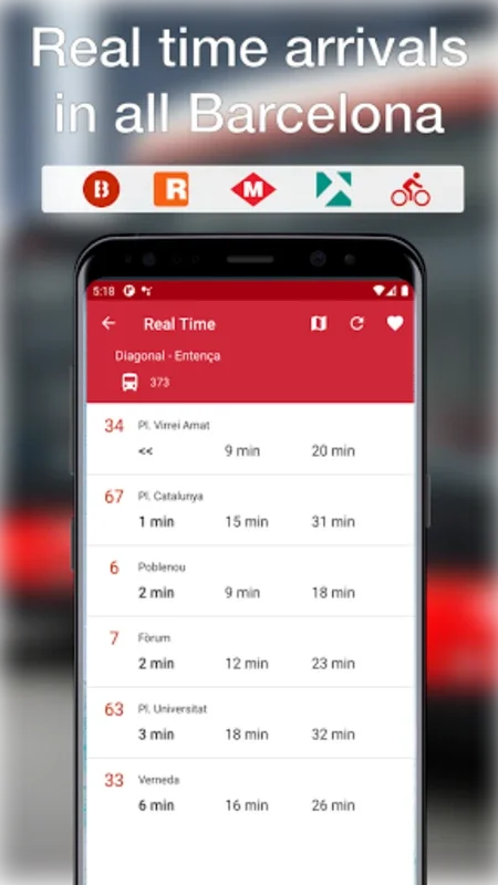 Barcelona Transport - TMB Bus Metro Rodalies Tram for Android