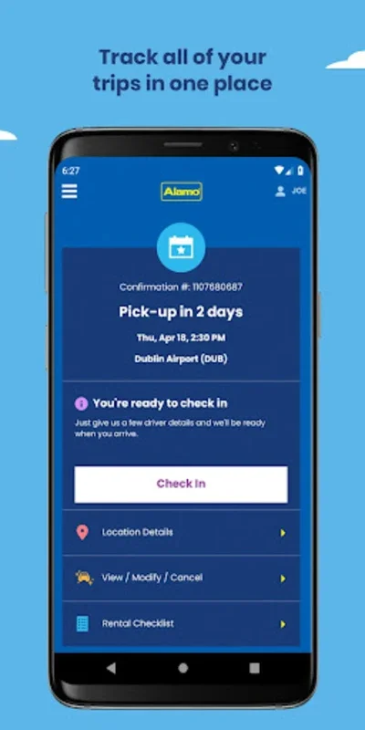 Alamo for Android - Streamline Your Car Rentals