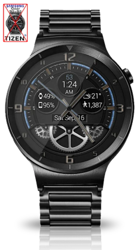 Bold Gears HD Watch Face for Android - Customizable & Versatile