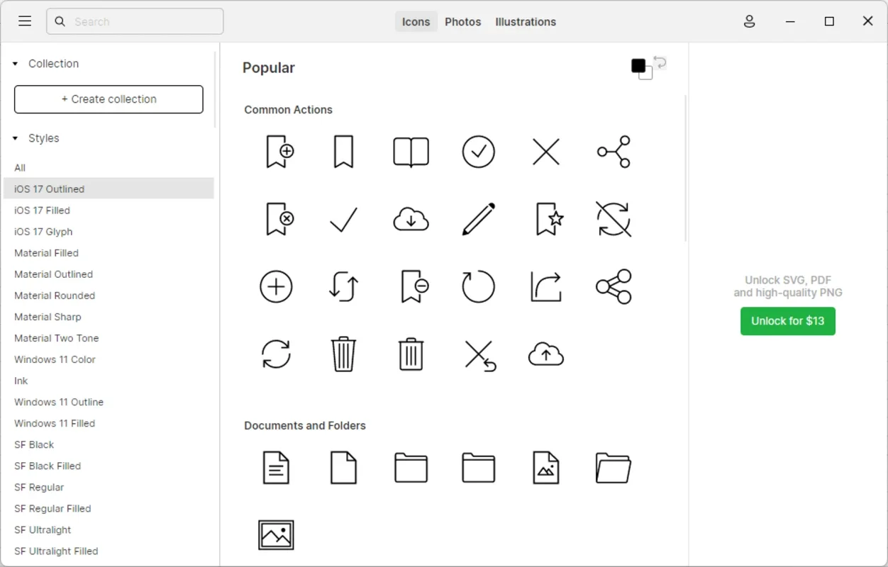 Pichon for Windows - A Vast Icon Library at Your Fingertips