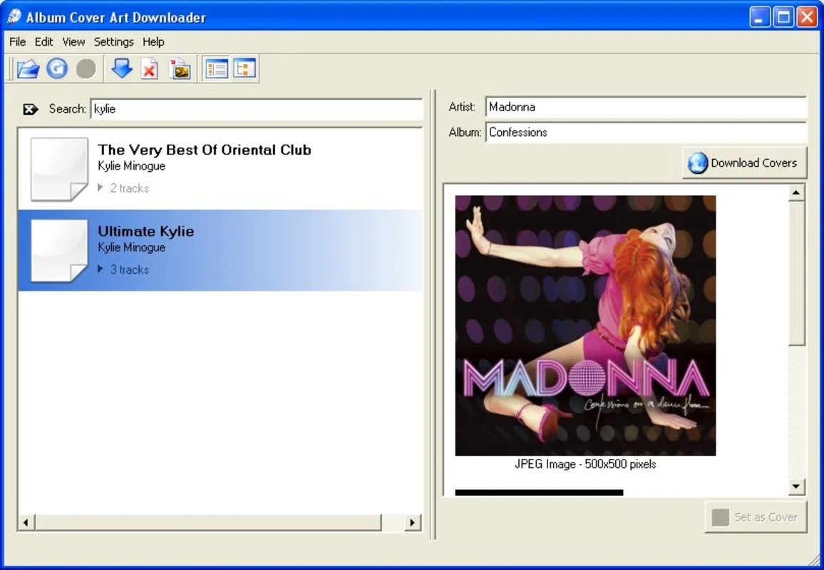 Album Cover Art Downloader for Windows - Free Download from AppHuts