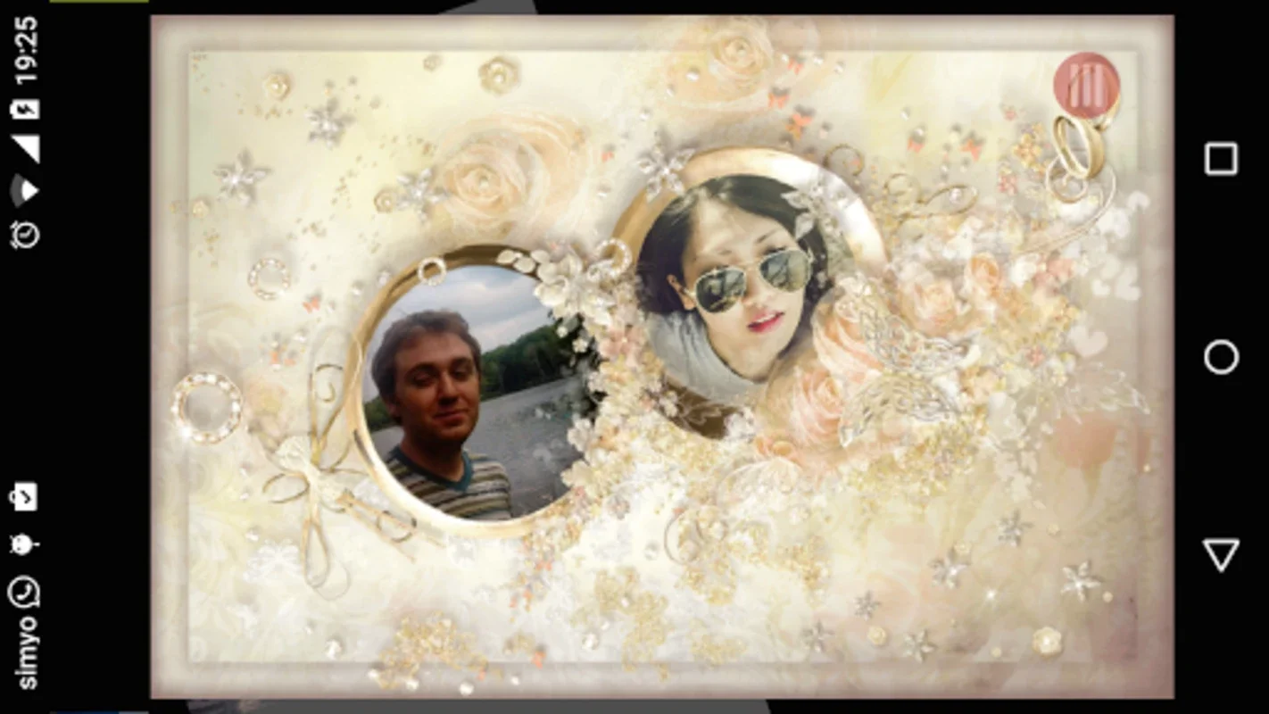 Wedding photo Frames for Android - Create Personalized Postcards