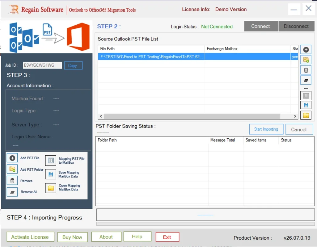 Regain PST to Office 365 Migration for Windows: Seamless Data Transfer