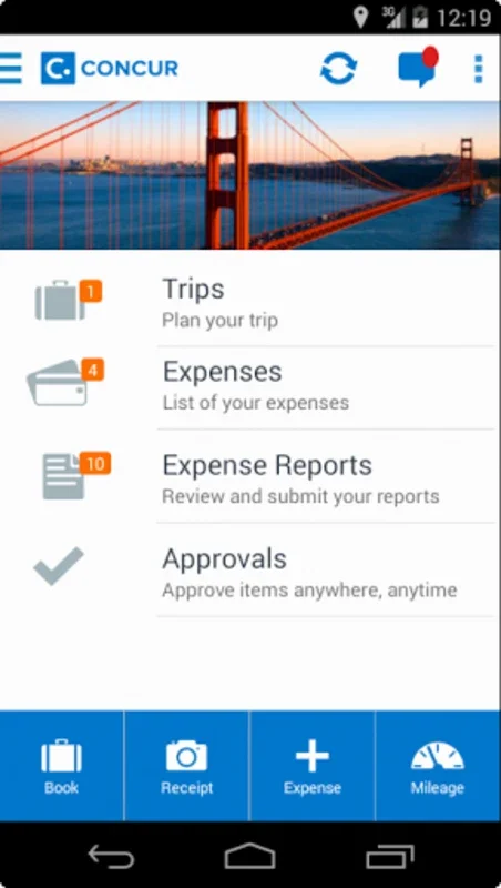 Concur for Android: Manage Business Travel Expenses