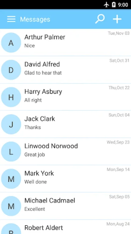 SMS text messaging app for Android - Download the APK from AppHuts