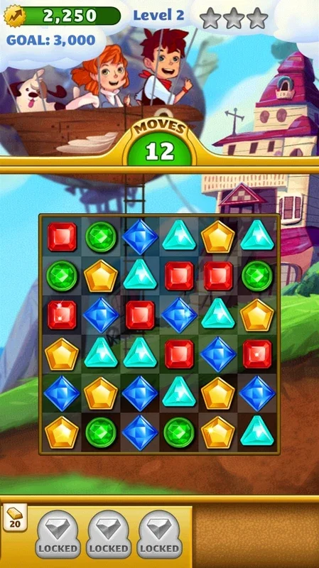 Jewel Mania for Android - Colorful Jewel - Matching Fun