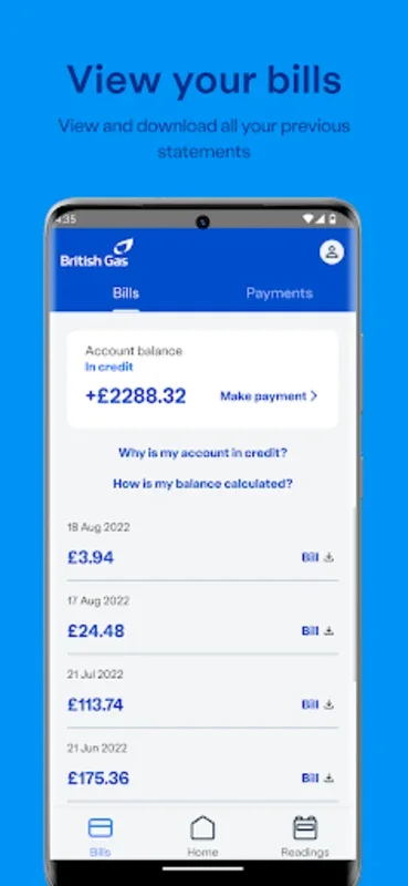 British Gas Energy for Android: Manage Energy Services Easily