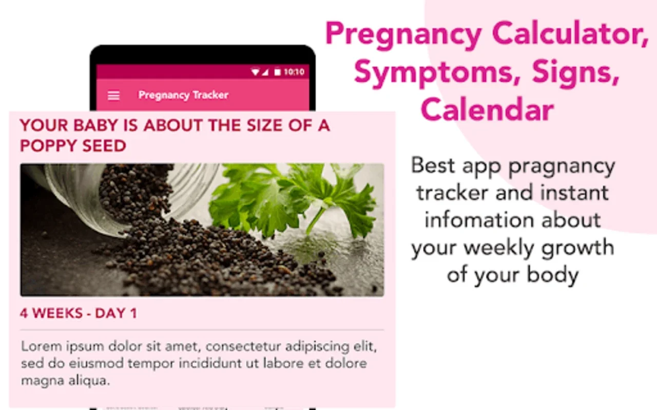 Pregnancy Calculator and Symptoms for Android: Comprehensive Tracking