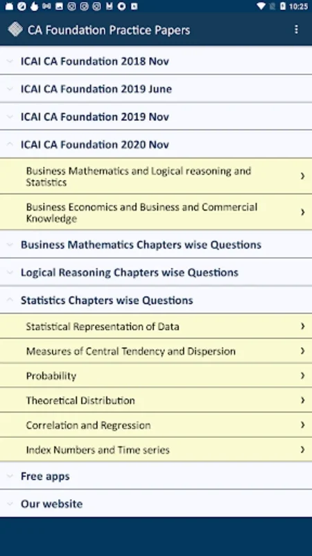 CA Foundation Practice Tests for Android - Comprehensive Exam Prep