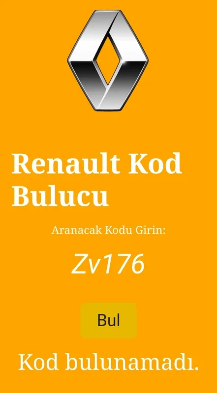 RENAULT RADYO KODU BULUCU for Android - Find Radio Codes Easily