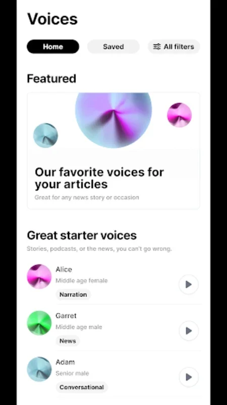 ElevenLabs Reader for Android - Lifelike Audio in 32+ Languages