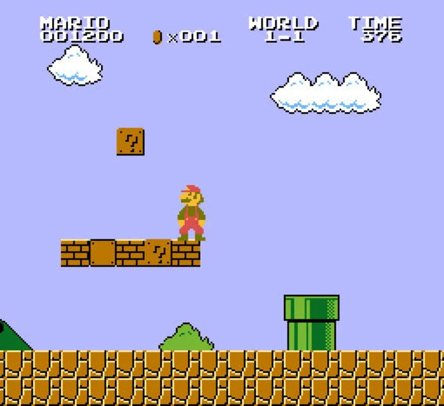 Super Mario Bros Level 1-1 Screensaver for Windows