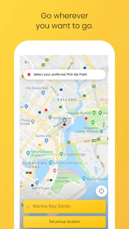 TADA for Android: Diverse Rides and Swift Service