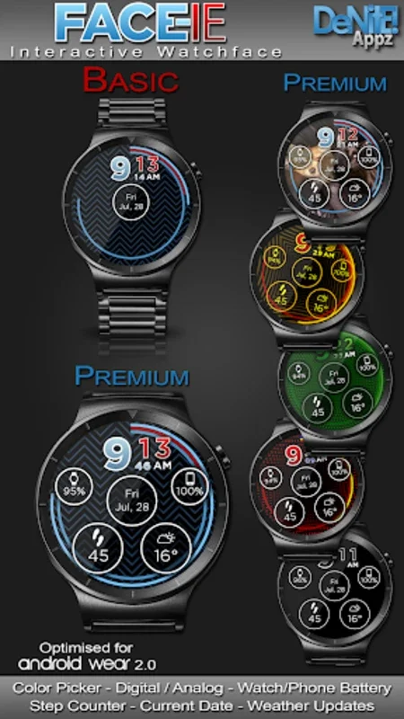 FACE-ie HD Watch Face for Android: Customize Your Device