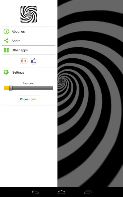 Hypnotic Spiral for Android - Immerse in Swirling Vortex