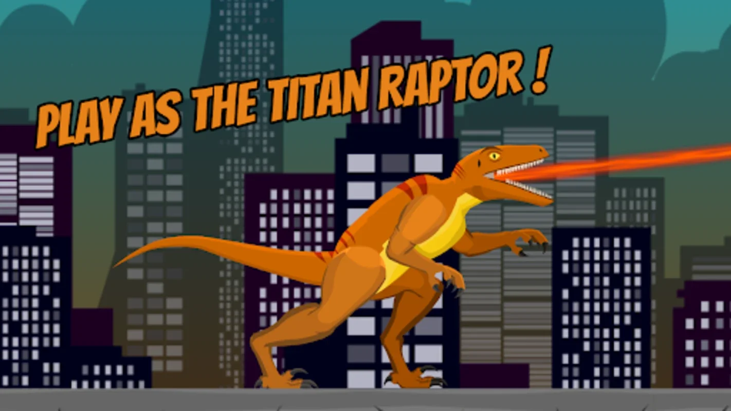 Hybrid Titan Raptor Rampage for Android - Cosmic Dinosaur Rampage