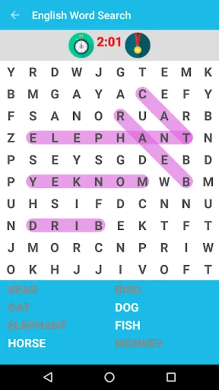 English Word Search Game for Android - Boost Vocabulary