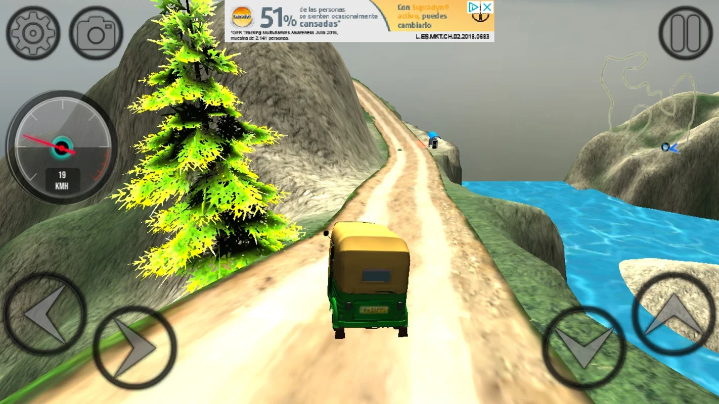 Mountain Auto Tuk Tuk Rickshaw for Android - No Download Needed, Play Now!