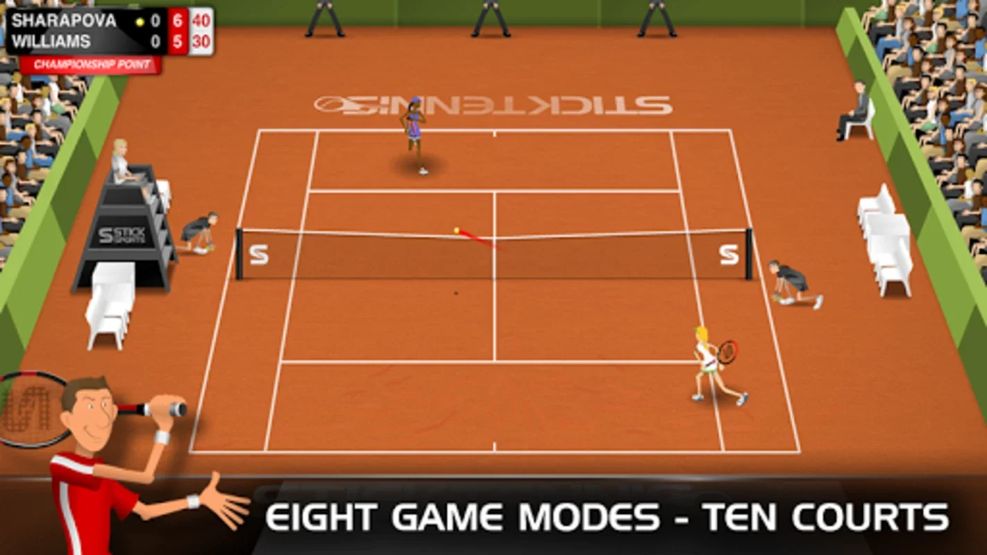 Stick Tennis for Android - Play in International Tournaments