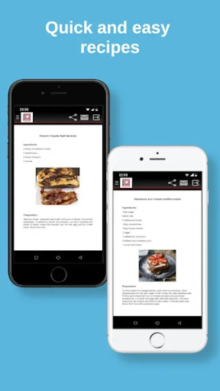 French Toasts Recipe for Android - No Downloading Needed