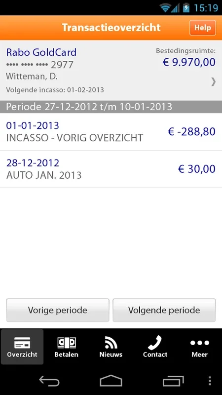 Rabo Bankieren for Android - Manage Your Dutch Bank Account