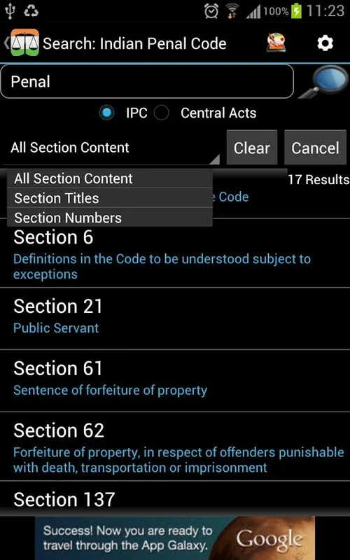 IPC - Indian Penal Code for Android: Comprehensive Law Tool