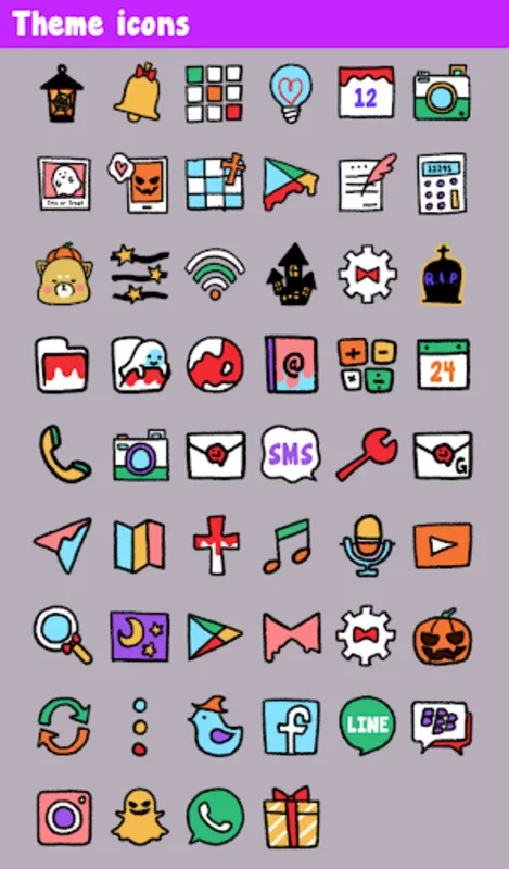 Cute Halloween Shiba Theme for Android - Personalize Your Phone