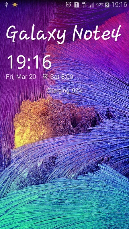 Note4 Tiles Locker for Android: Abstract Lock Screen