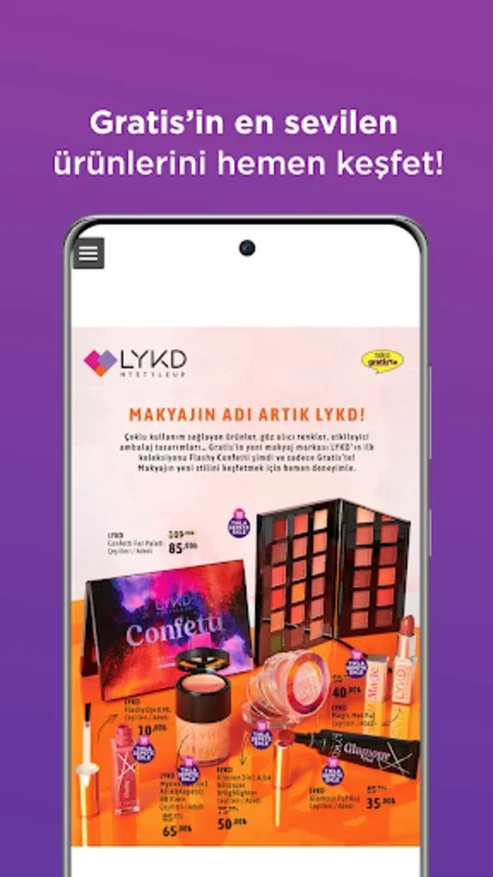 Gratis for Android - Shop Cosmetics with Ease