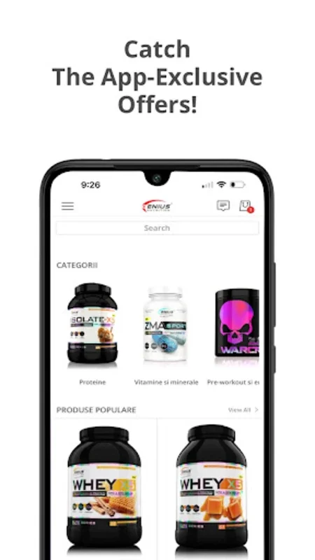 Genius Nutrition for Android - Shop Nutritional Supplements Easily