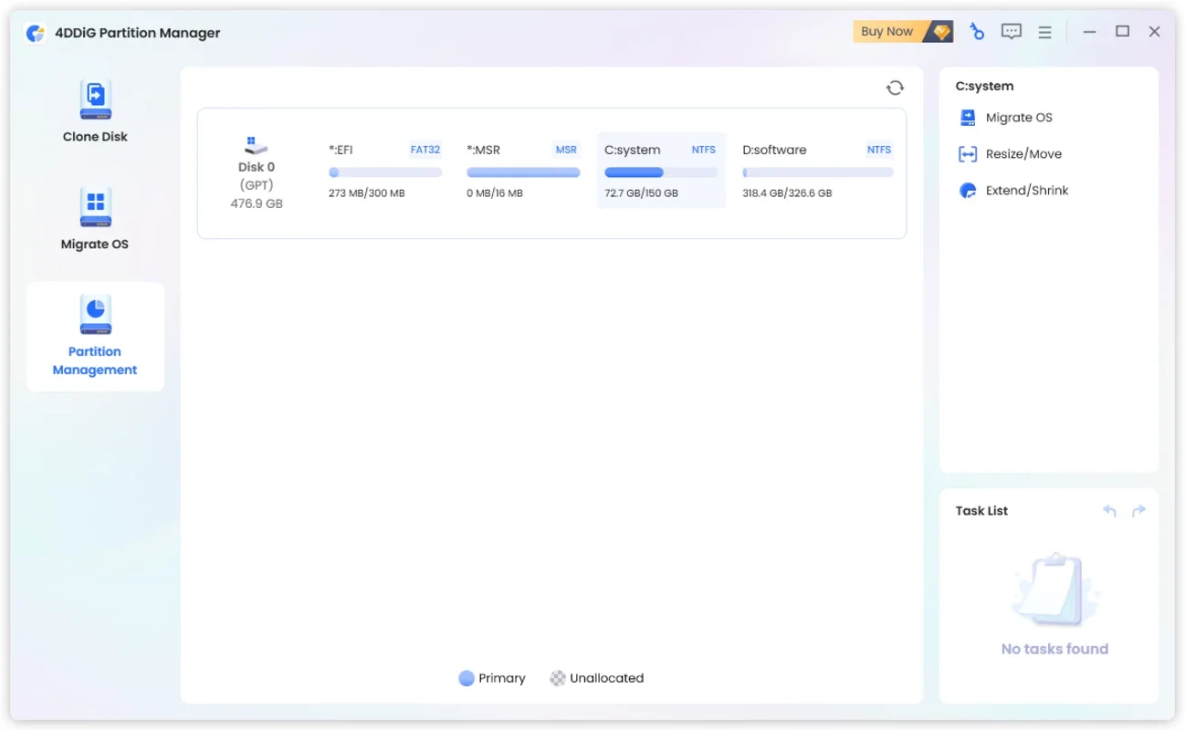 4DDiG Partition Manager for Windows: Efficient Disk Management