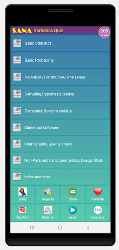 Statistics Quiz for Android - Enhance Your Stats Knowledge