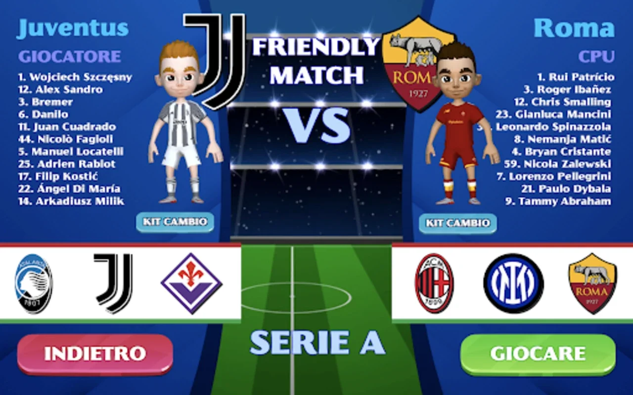 Gioco Giochi Di Calcio Serie A for Android - Experience Authentic Football