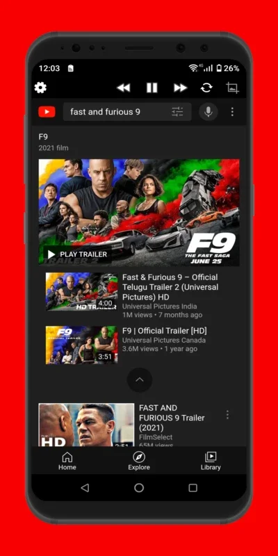 Lite You Player : Fast & Lite for Android - Feature - Rich Video Player