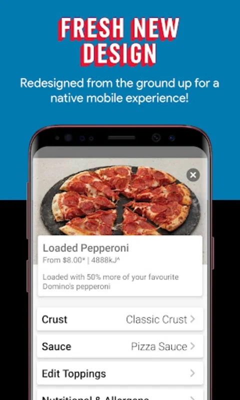 Domino for Android - Order with Seamless Interface and Deals