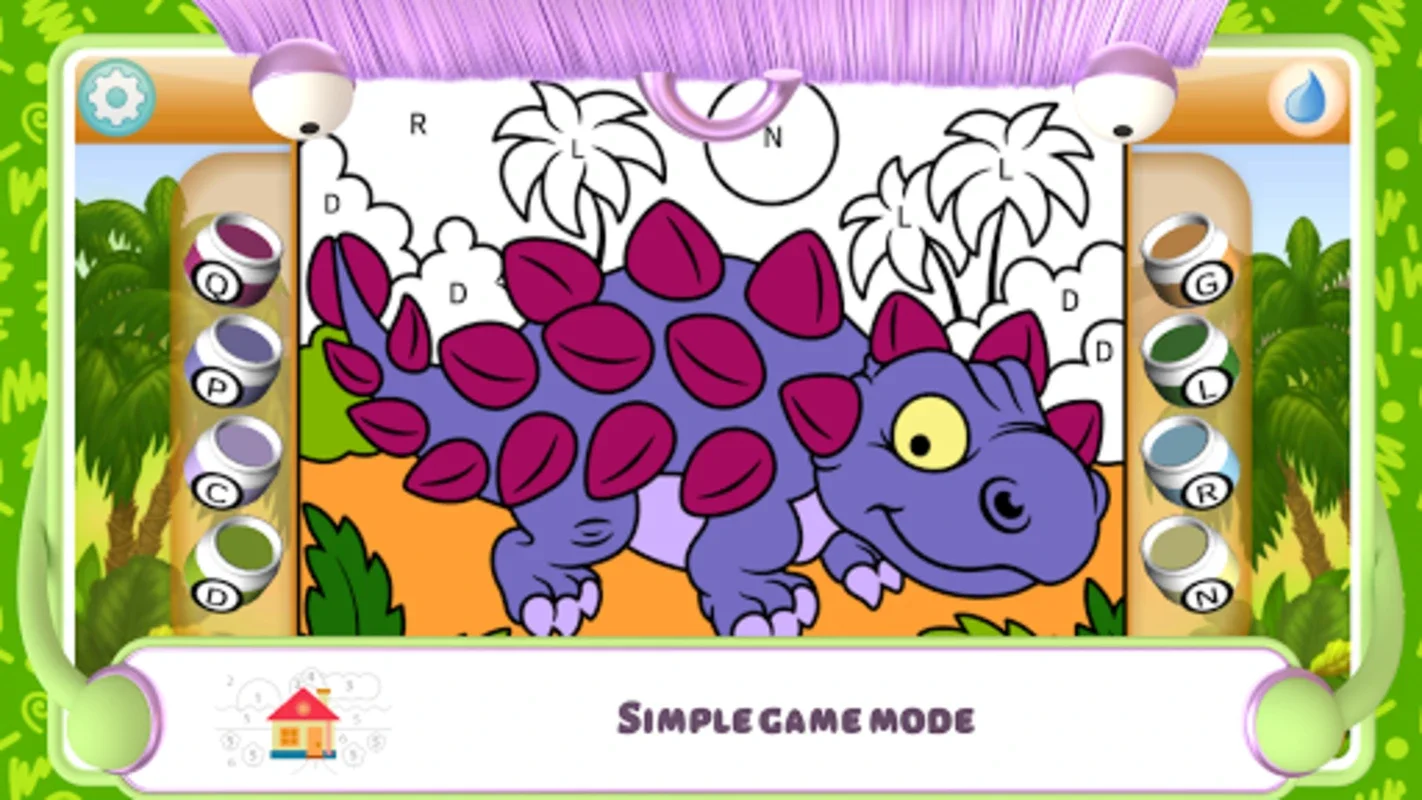 Paint by Numbers - Dinosaurs for Android: Fun Painting App