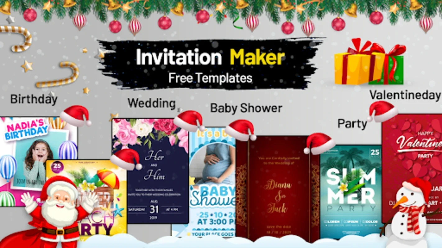 Party Invitation Card Maker for Android - Customize All Event Invites