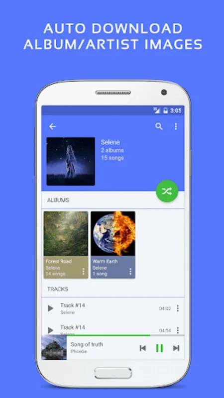 Pulsar+ for Android - Offline Music Player with Gapless Playback