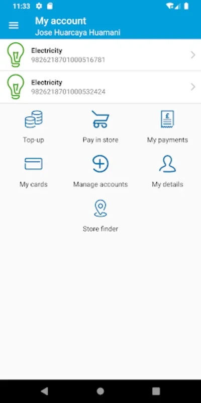 Top Up App for Android - Manage Electric Ireland Accounts Easily