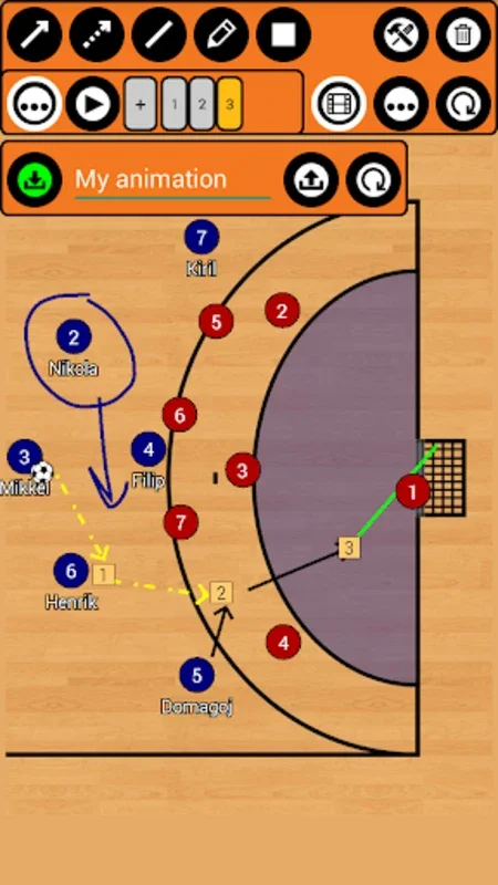Handball Tactic Board for Android - Plan Your Strategies