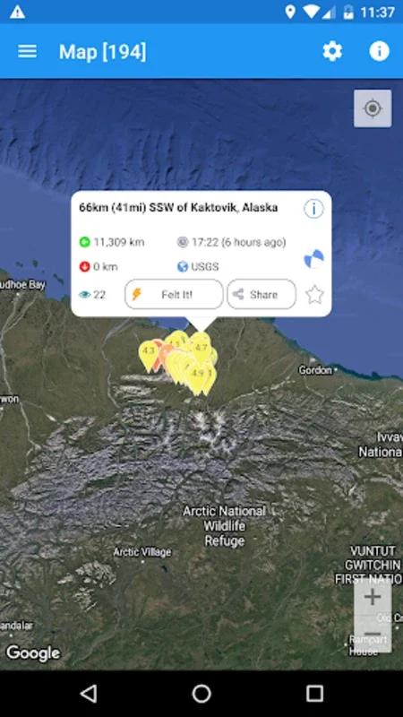 Earthquake+ for Android - Stay Informed About Seismic Activity