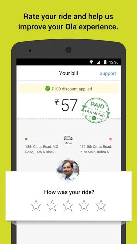 OlaCabs for Android: Convenient Transportation in India