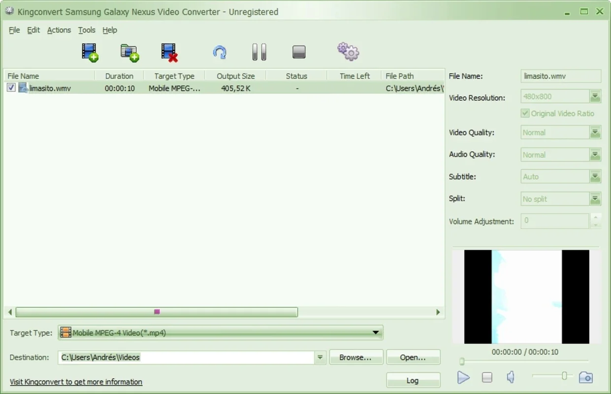 Samsung Galaxy Nexus Video Converter for Windows - Convert and Send Videos Easily