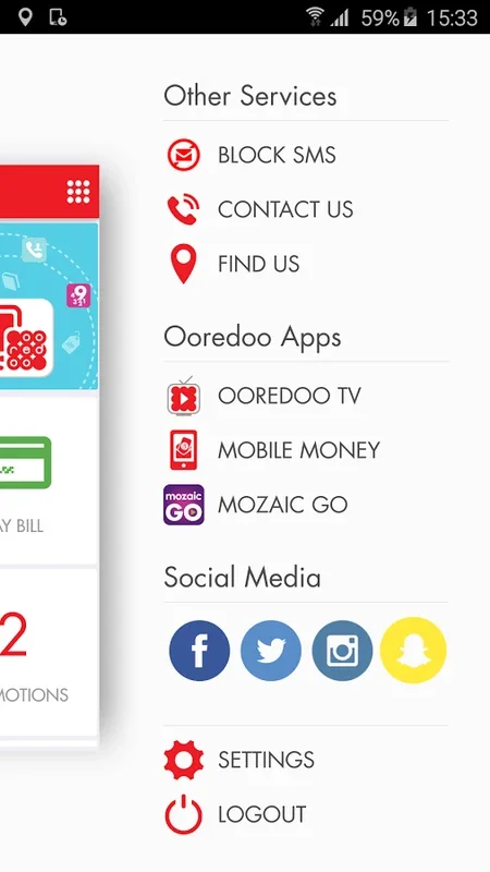 Ooredoo for Android: Seamless Account Management