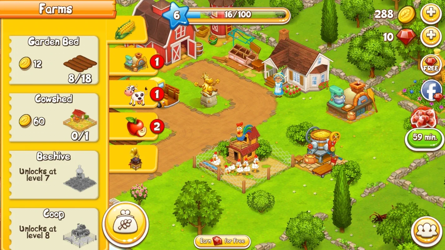 Farm Town Happy Village for Android: Manage and Supply