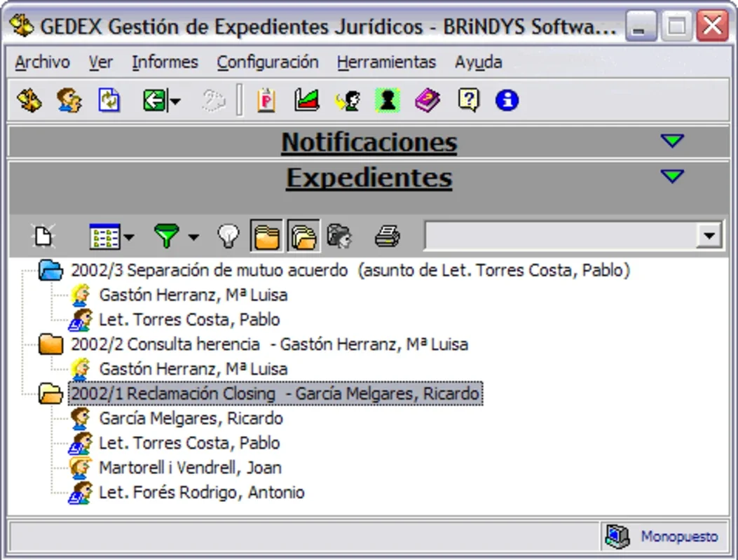 GEDEX Abogados for Windows: Streamline Legal Case Management