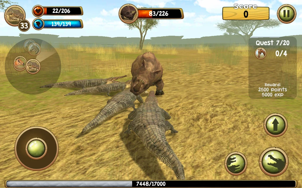 Wild Crocodile Simulator 3D for Android - No Download Needed, Play Now