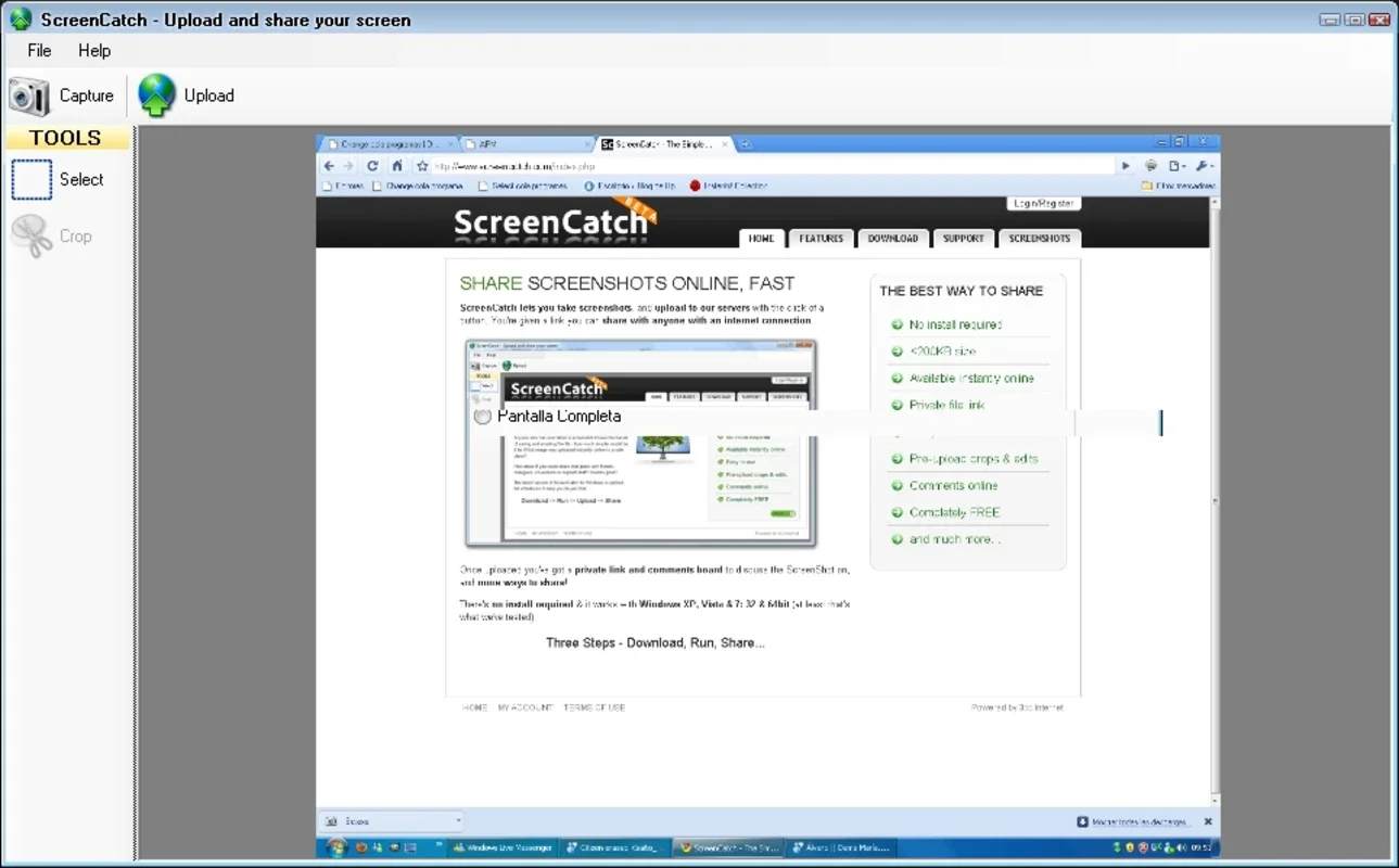 ScreenCatch for Windows - Take Screenshots and Upload Easily