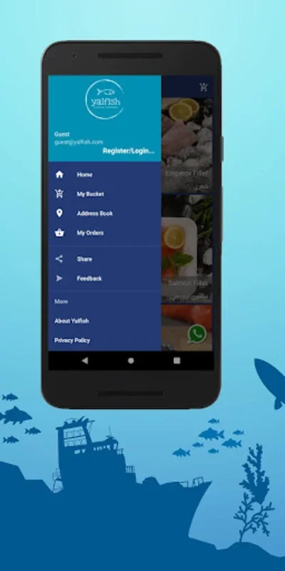 yalfish for Android: Seamless Seafood Shopping